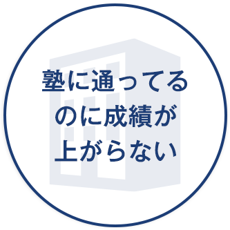 塾に通ってるのに成績が上がらない。